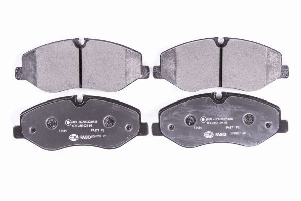 Комплект тормозных колодок дисковый тормоз HELLA/BEHR/PAGID 8DB 355 021-961