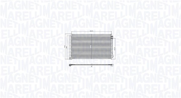 Конденсатор кондиционер MAGNETI MARELLI 350203105400