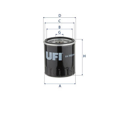 Масляный фильтр UFI 23.752.00