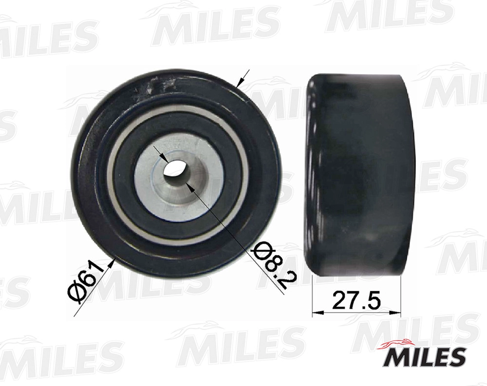 Паразитный / ведущий ролик зубчатый ремень MILES AG02019