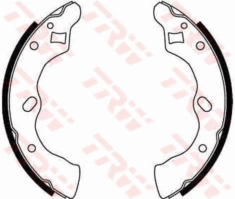 Комплект тормозных колодок TRW GS8581