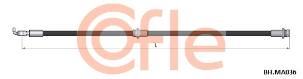 Тормозной шланг COFLE 92.BH.MA036
