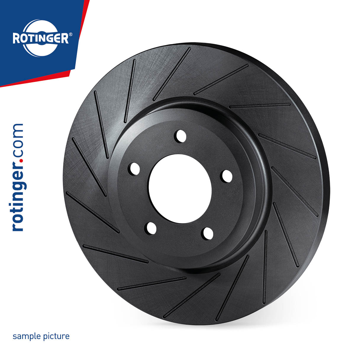 Тормозной диск graphite regular slotted plus ROTINGER RT 12074-GL T6