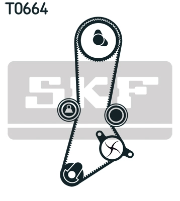 Комплект ремня грм SKF VKMA 94222