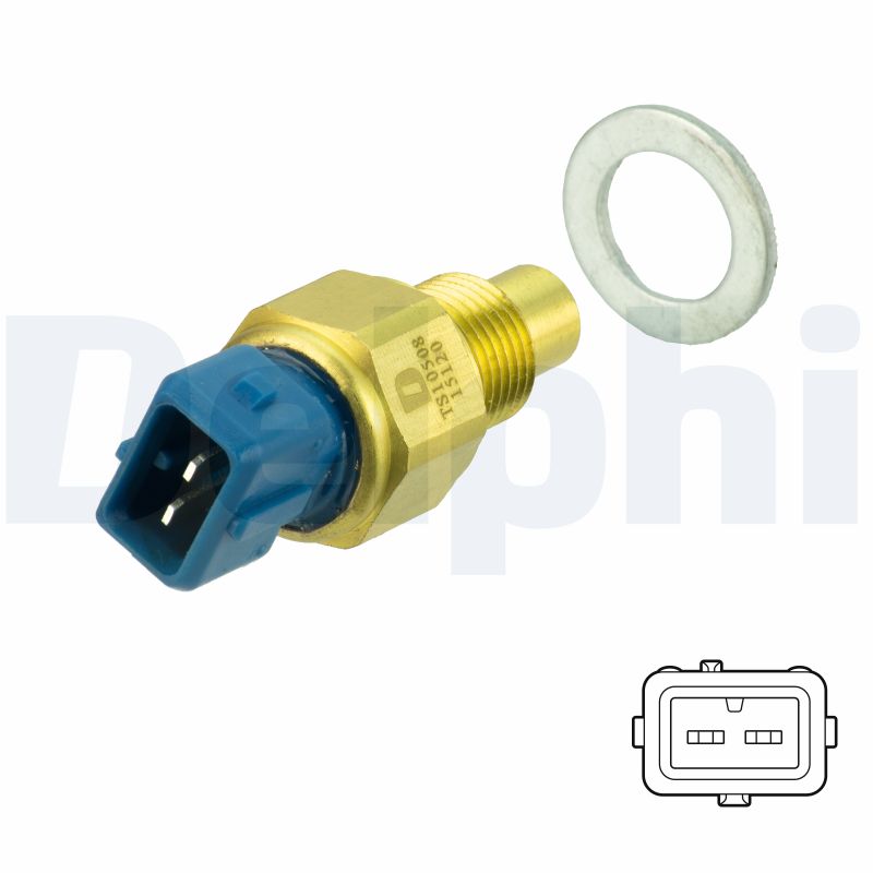 Датчик температура охлаждающей жидкости DELPHI TS10508