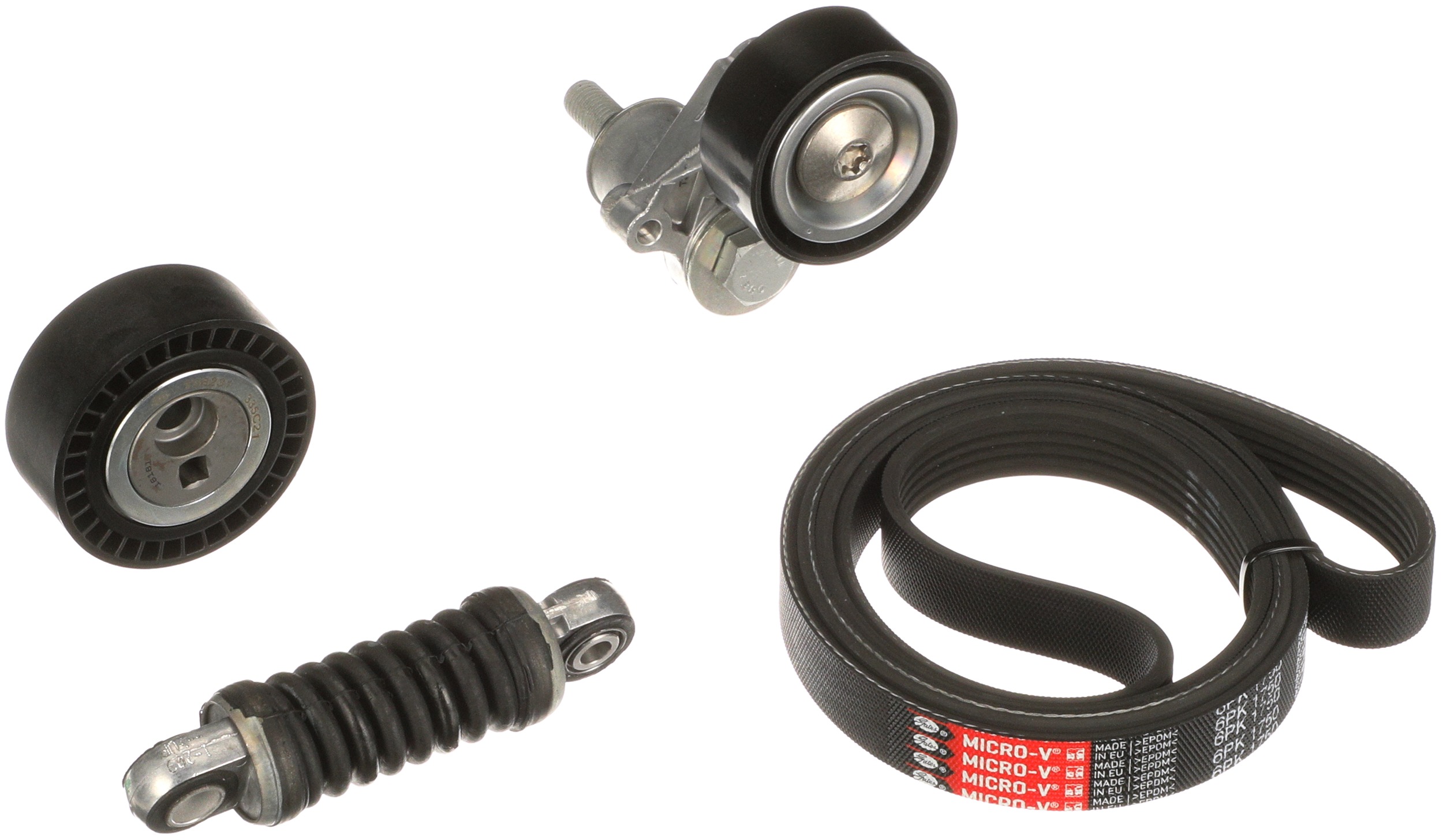 Поликлиновой ременный комплект micro-v kit GATES K016PK1750