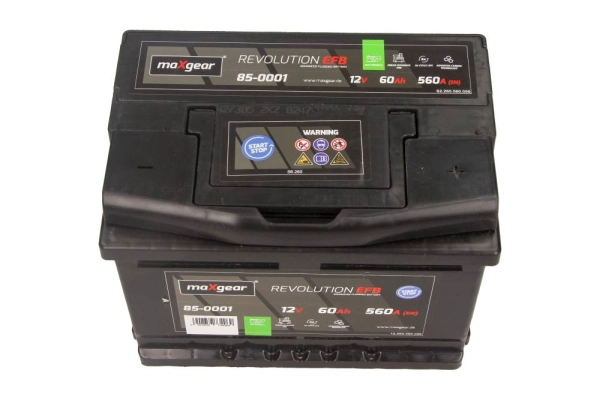 Стартерная аккумуляторная батарея MAXGEAR 85-0001
