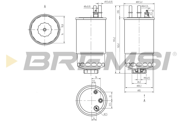Топливный фильтр BREMSI FE0373
