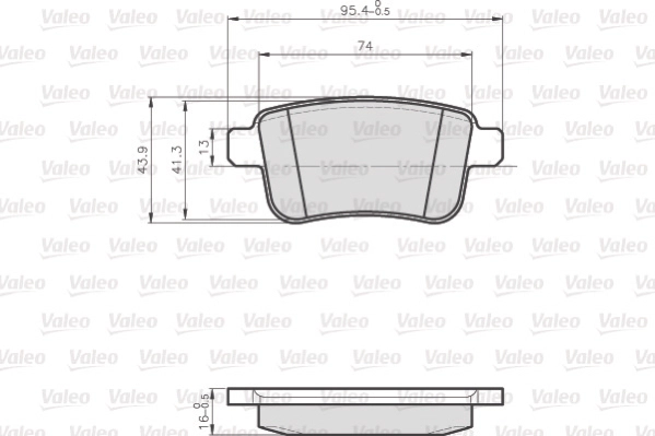 Комплект тормозных колодок дисковый тормоз optipack for lcv VALEO 872692