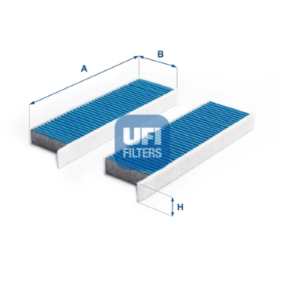 Фильтр воздух во внутренном пространстве argentium UFI 34.404.00