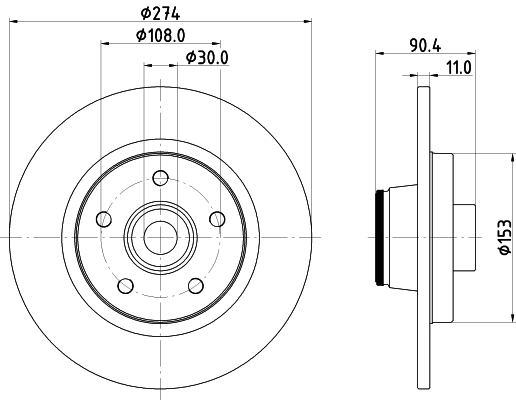 Тормозной диск pro HELLA/BEHR/PAGID 8DD 355 123-421