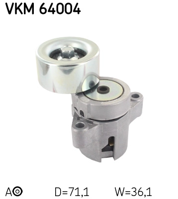 Натяжной ролик поликлиновой ремень SKF VKM 64004