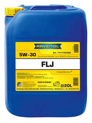 Моторное масло ravenol flj sae 5w-30 RAVENOL 1111143-020-01-999