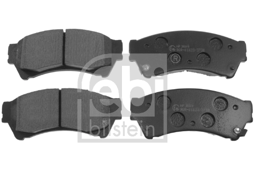 Комплект тормозных колодок дисковый тормоз FEBI BILSTEIN 175208
