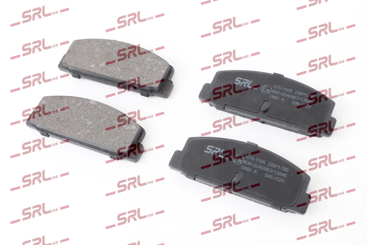 Комплект тормозных колодок дисковый тормоз SRLINE S70-1105