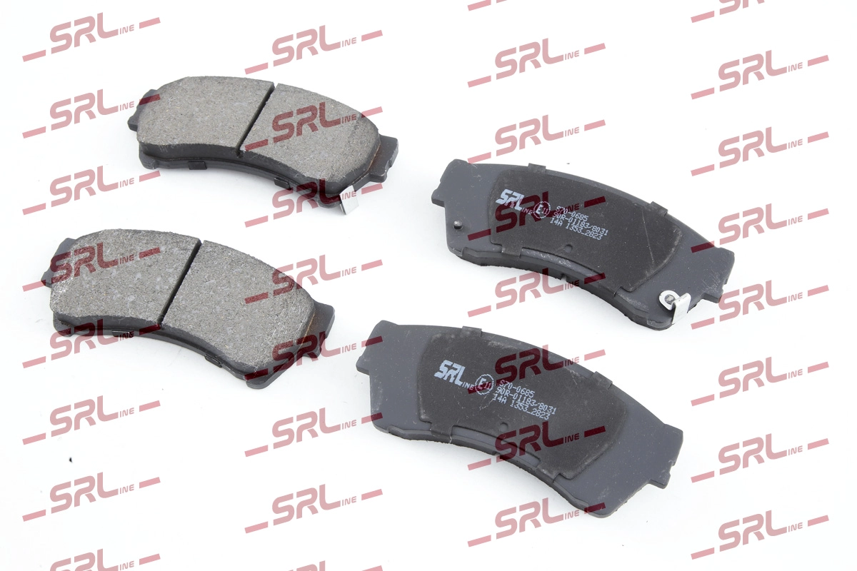 Комплект тормозных колодок дисковый тормоз SRLINE S70-0685