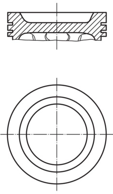 Поршень MAHLE/KNECHT 012 15 12