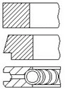 Комплект поршневых колец FAI AUTOPARTS PR33-000