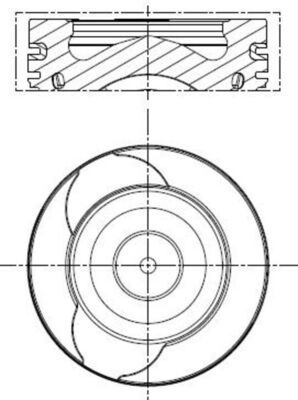 Поршень MAHLE/KNECHT 021 PI 00128 002