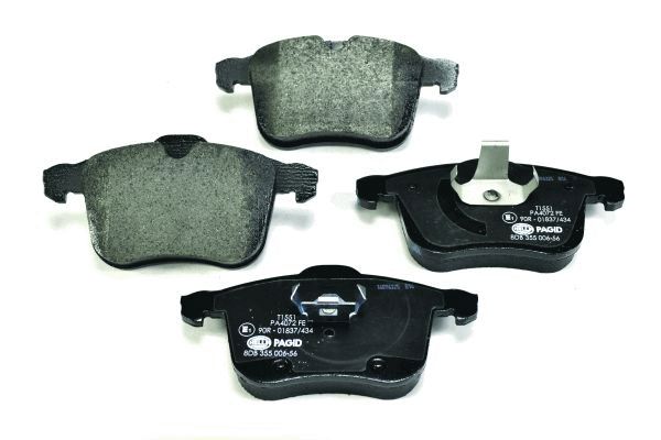 Комплект тормозных колодок дисковый тормоз HELLA/BEHR/PAGID 8DB 355 006-561