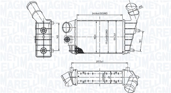 Интеркулер MAGNETI MARELLI 351319204460