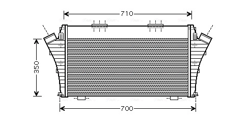 Интеркулер AVA QUALITY COOLING OLA4401