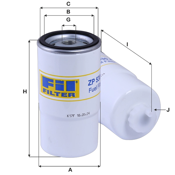 Топливный фильтр FIL FILTER ZP 530 F
