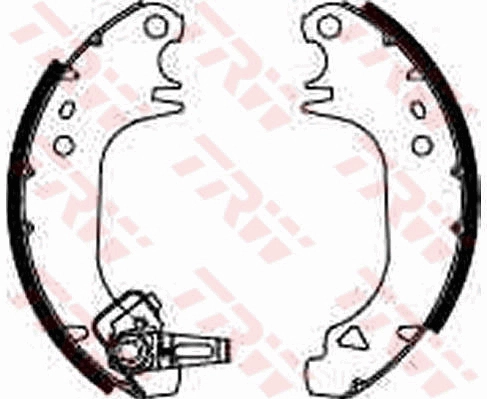Комплект тормозных колодок TRW GS8322