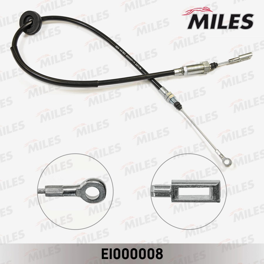 Тросик cтояночный тормоз MILES EI000008