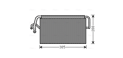 Испаритель кондиционер AVA QUALITY COOLING MSV486