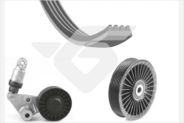 Поликлиновой ременный комплект HUTCHINSON KHV 204
