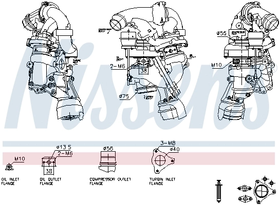 Компрессор наддув first fit NISSENS 93628