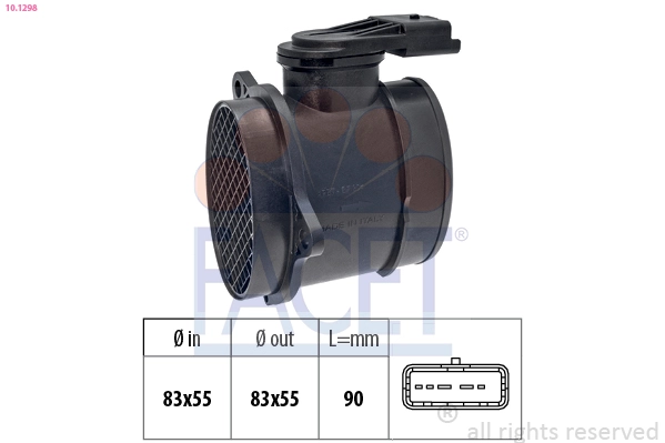 Расходомер воздуха made in italy - oe equivalent FACET 10.1298