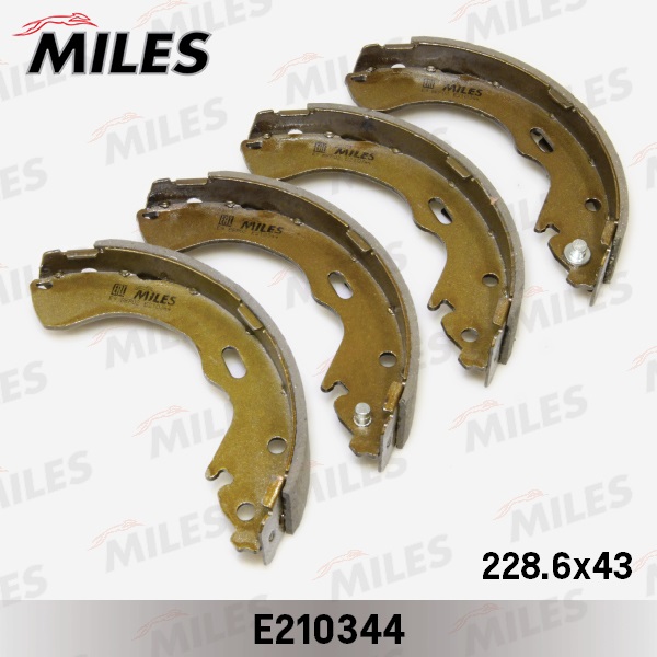 Комплект тормозных колодок MILES E210344