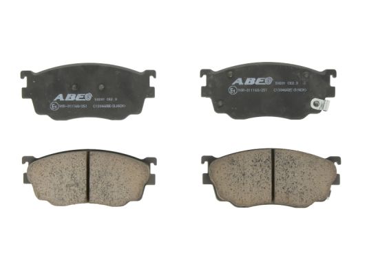 Комплект тормозных колодок дисковый тормоз ABE C13046ABE