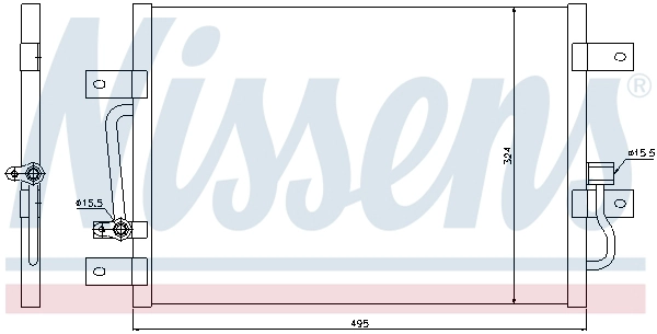 Конденсатор кондиционер NISSENS 94692