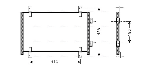 Конденсатор кондиционер AVA QUALITY COOLING FTA5302