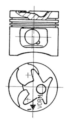 Поршень KOLBENSCHMIDT 94330600