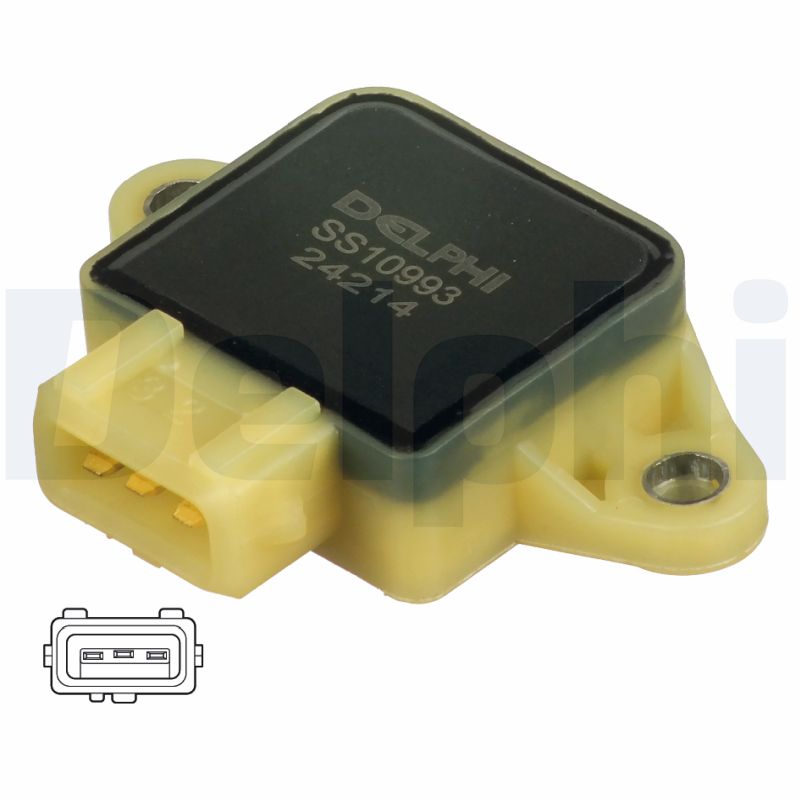 Датчик положение дроссельной заслонки DELPHI SS10993-12B1