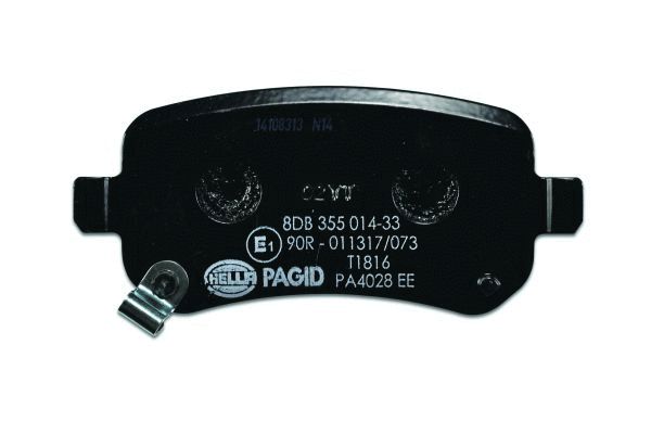 Комплект тормозных колодок дисковый тормоз HELLA/BEHR/PAGID 8DB 355 014-331