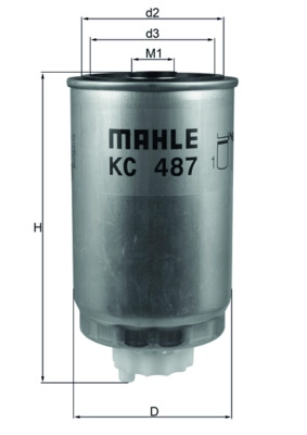 Топливный фильтр MAHLE/KNECHT KC 487