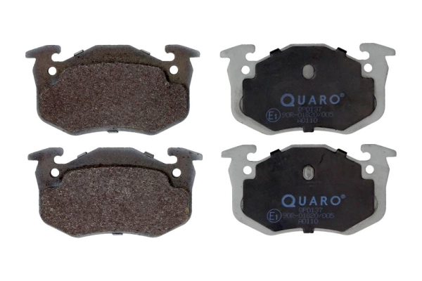 Комплект тормозных колодок дисковый тормоз QUARO QP0137