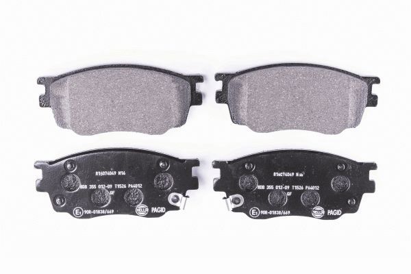 Комплект тормозных колодок дисковый тормоз HELLA/BEHR/PAGID 8DB 355 012-091