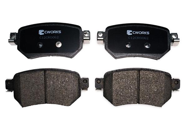 Комплект тормозных колодок дисковый тормоз CWORKS C12CR0062