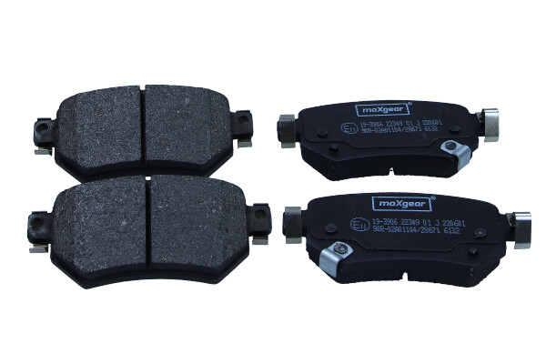 Комплект тормозных колодок дисковый тормоз MAXGEAR 19-3906