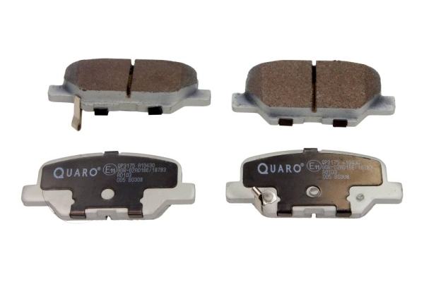 Комплект тормозных колодок дисковый тормоз QUARO QP3175
