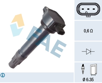 Катушка зажигания FAE 80380