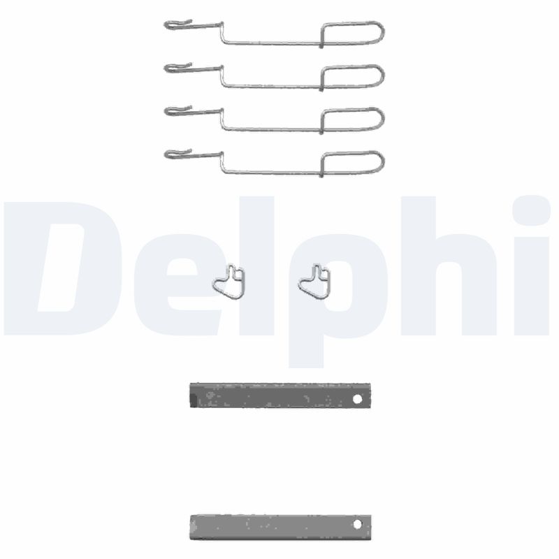 Комплектующие колодки дискового тормоза DELPHI LX0347