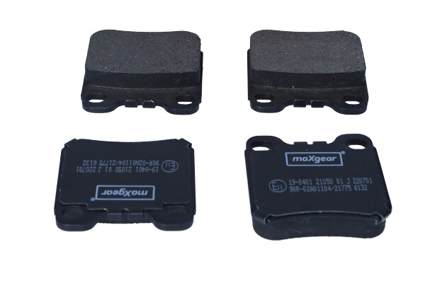 Комплект тормозных колодок дисковый тормоз MAXGEAR 19-0401