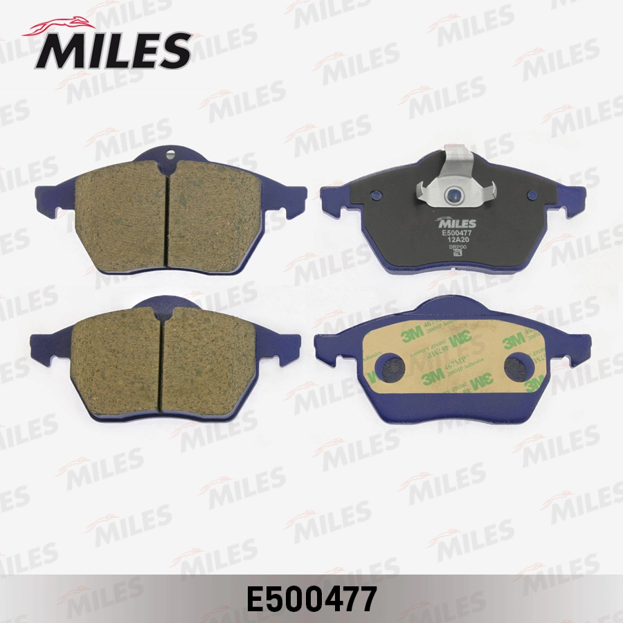 Комплект тормозных колодок дисковый тормоз MILES E500477